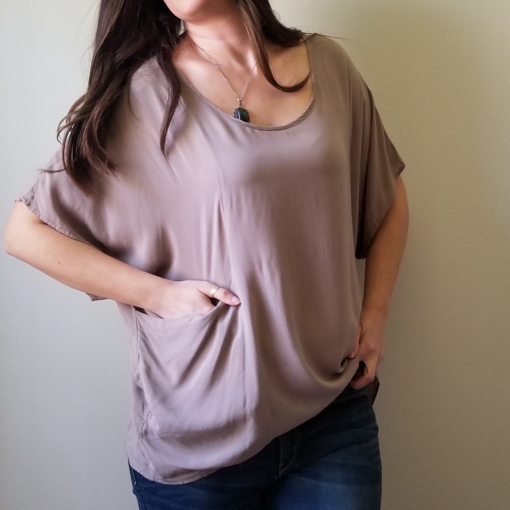 Lush Super Soft Top Tunic Boho hippie flowing airy